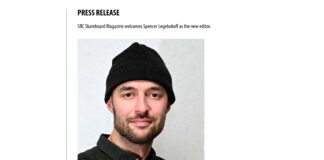 SBC Skateboard Welcomes New Editor